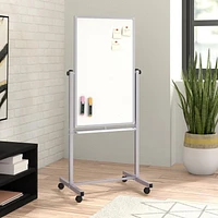 Luxor 24"W x 36"H Double-Sided Whiteboard