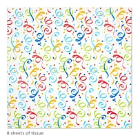 Papier de soie pour emballer les cadeaux, Hallmark (6 feuilles : confettis multicolores) pour les fêtes, les remises des diplômes, les célébrations