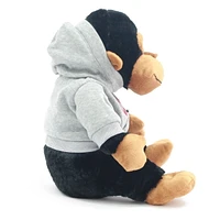 Way to celebrate! Valentine 15 Inch Lovable Stuffed Plush Gorilla With Hoodie