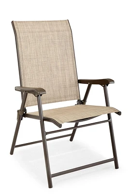 Chaise pliante en toile de hometrends