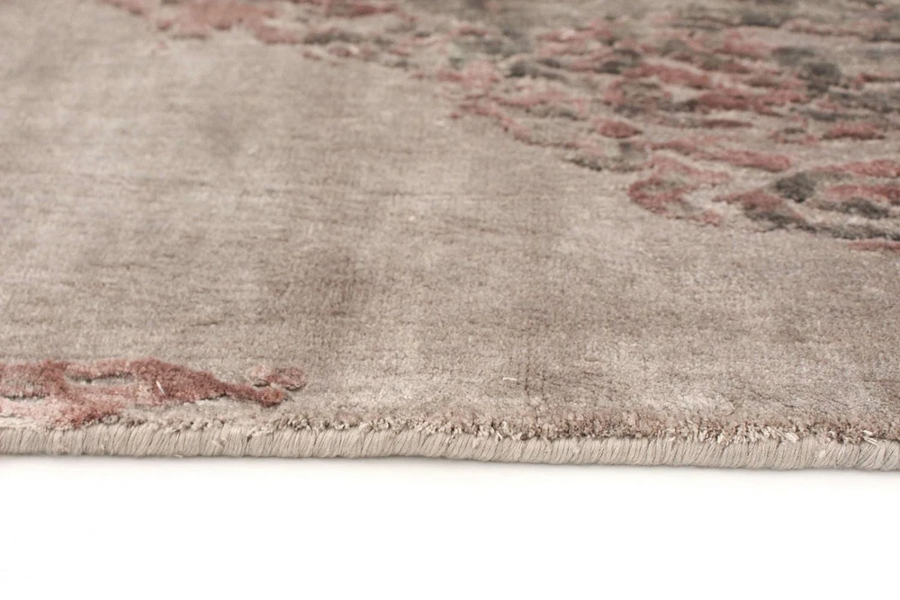 ECARPETGALLERY 5'2" x 7'8"  Contemporary Galleria Hand Loomed Area Rug for Living Room, Dining Room and Bedroom in Grey