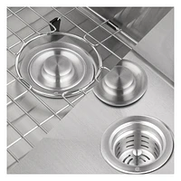 The akuaplus Single Undermount stainless steel Kitchen Sink - 24 in x 18 in
