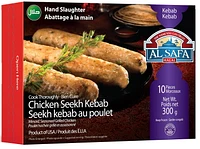 Seekh Kebab au poulet Al Safa Halal entièrement cuit