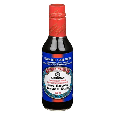 KIKKOMAN GLUTEN FREE SOY SAUCE 296 ML, 296 ML