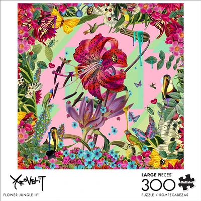 Buffalo Games - Le puzzle Krovblit - Flower Jungle II - en 300 pièces