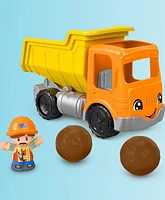 Fisher-Price Little People Camion à benne Travail en équipe
