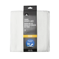 Doublure de rideau de douche en microfibre texturé de Hometrends 70 pouces x 72 pouces