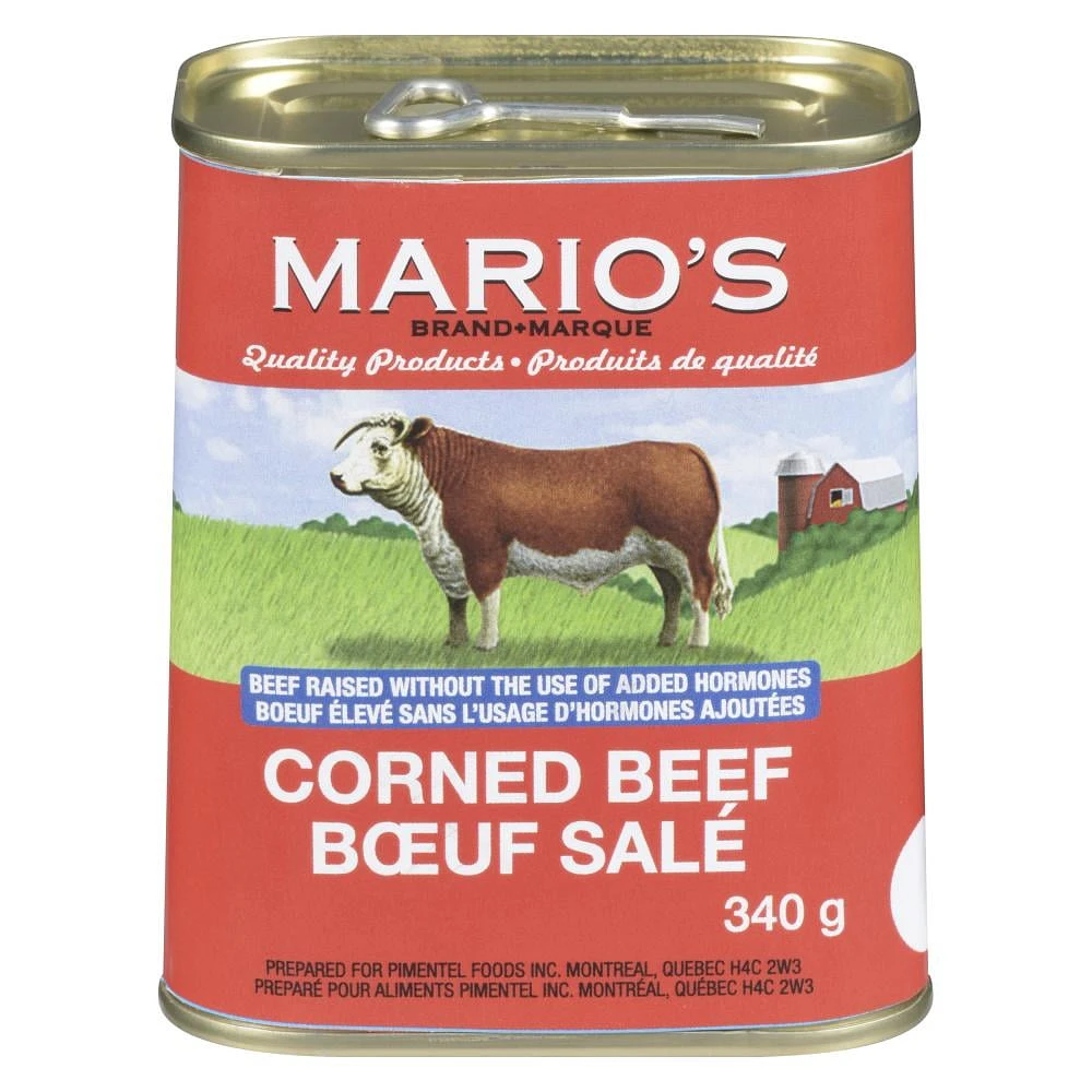MARIO'S Bœuf salé 340 g - Prêt-à-Manger en conserve Mario's Bœuf salé en conserve 340 g