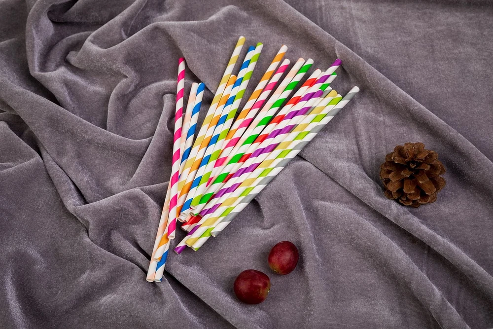 Mainstays Ms 100pc Bio Straws,0.656 in,100pc Pailles