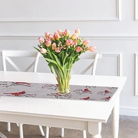 Chemin De Table En Tapisserie Multy Cardinal 36" - Ensemble De 2