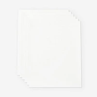 Vinyle imprimable Cricut™ - Lettre US (12 unités), Blanc