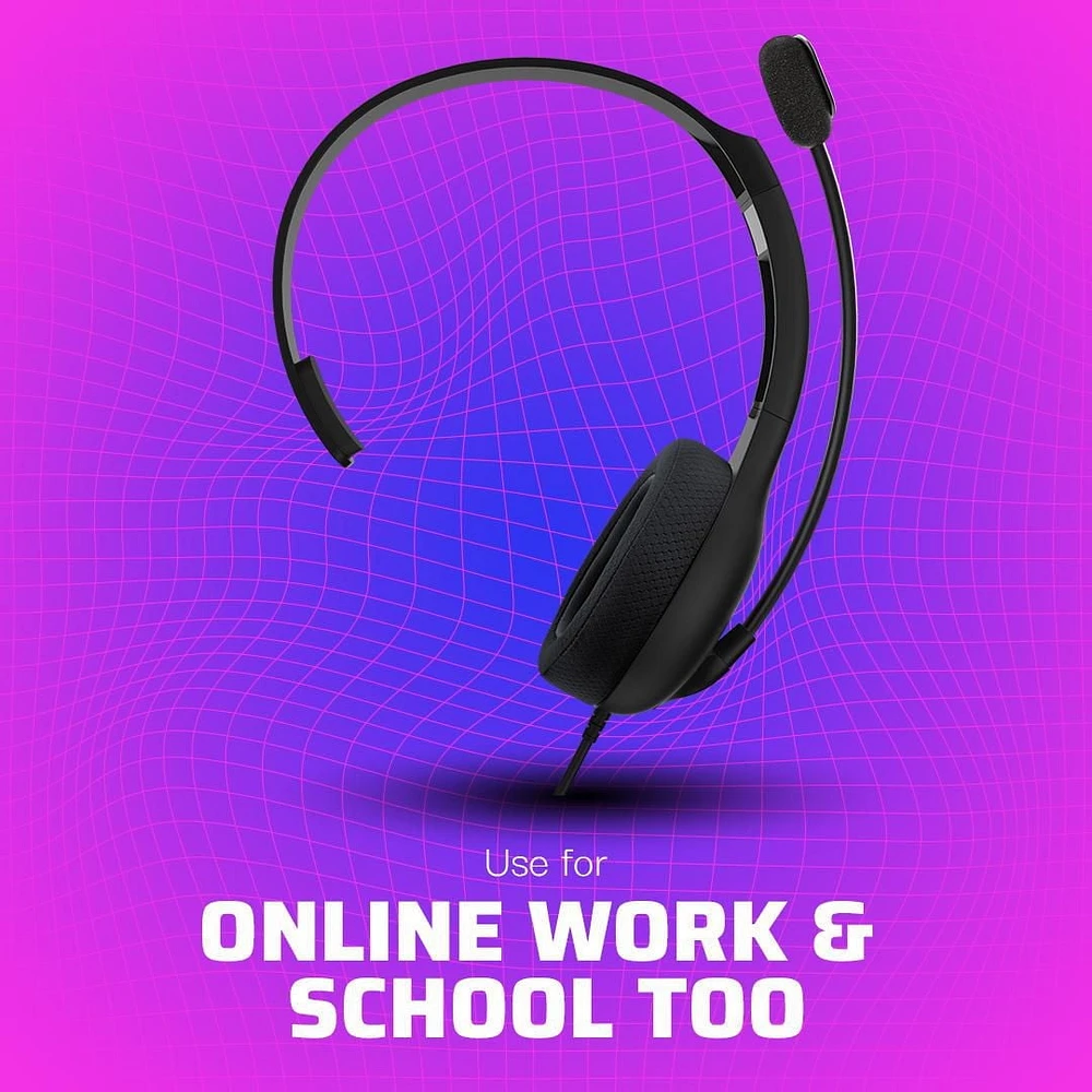 PDP Gaming LVL30 Wired Chat Headset - PlayStation 5, PlayStation 4
