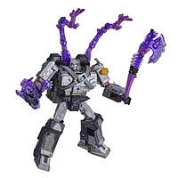 Transformers Generations War for Cybertron, emballage avec spoiler (divulgâcheur) inspiré de la trilogie, classe Leader, dès 8 ans, 17,5 cm