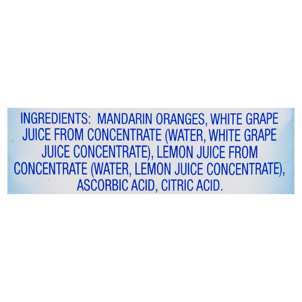 Dole Mandarin Oranges Fruit Juice, 4 x 107 mL