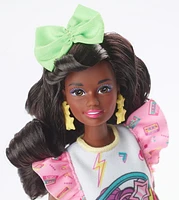 Barbie Rétro et Accessoires-Poupée Soirée Pyjama, années 80