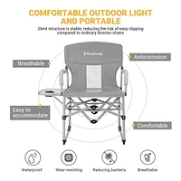 Chaise de camping pliante King Camp - Gris