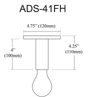 Flushmount Adams