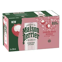 Maison Perrier Forever Lychee, Sparkling Water Beverage, Natural Lychee Flavour, No Calories, No Sweeteners, No Sodium, Sourced & Bottled In France, 2.6 L