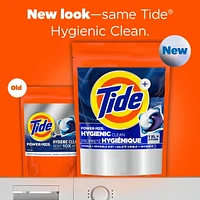 Tide Hygienic Clean Power PODS Laundry Detergent Pacs, Original Scent, Removes Visible and Invisible Dirt, 18CT