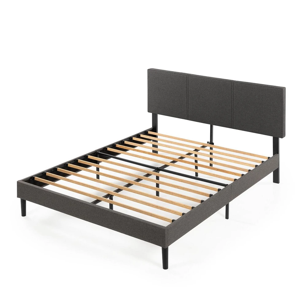 Zinus Cambril 38 pouces Cadre de lit plate-forme rembourré, grand