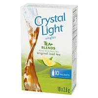 Crystal Light Singles, Iced Tea, 2.6g, 10 Packets