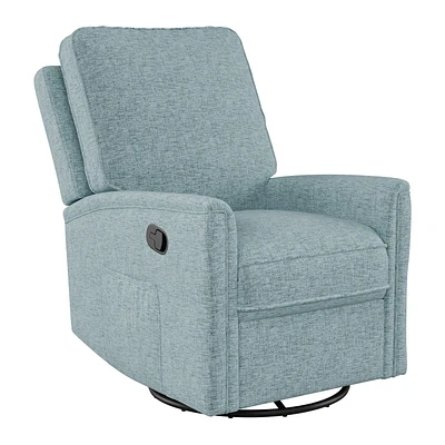 Jasmine Upholstered Swivel Glider Recliner Chair