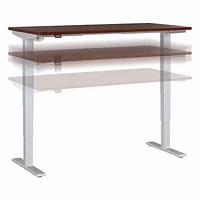 Bureau assis-debout électrique à hauteur réglable 60L x 30P Move 40 Series de Bush Business Furniture, blanc