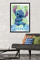 Disney Lilo and Stitch - Flowers Wall Poster, 22.375" x 34" Framed
