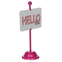 Valentine's day Metal Hello Décor.