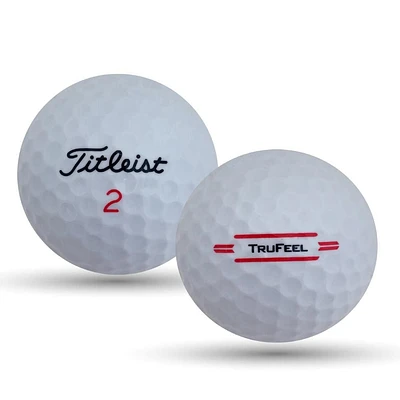 Mulligan - 48 balles de golf récupérées Titleist Trufeel 4A, Blanc