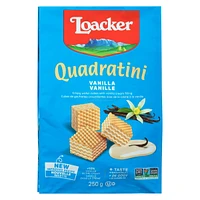 Loacker Quadratini Vanilla Wafer Cookies, 250 g