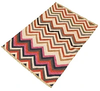 ECARPETGALLERY Tapis Fait à la Main pour Salon, Salle à Manger et Chambre à Coucher Géométrique Collection Vif et coloré 4'0" x 6'0" en Ivoire