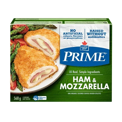 Prime Chicken Stuffed with Ham & Mozzarella Raised Without Antibiotics