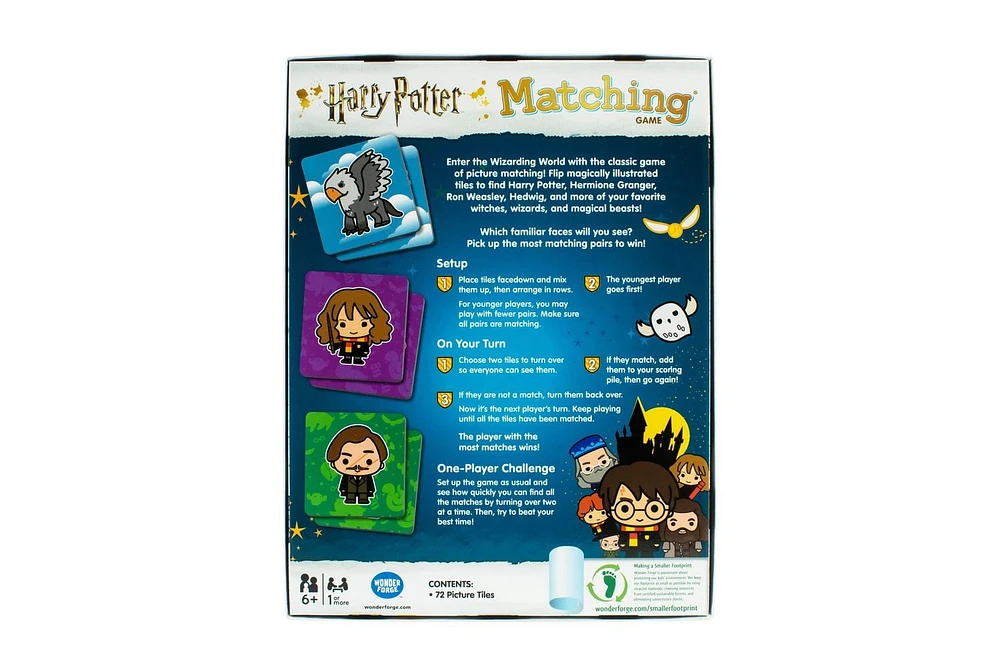 Wonder Forge - Jeu d'association Harry Potter - version anglaise