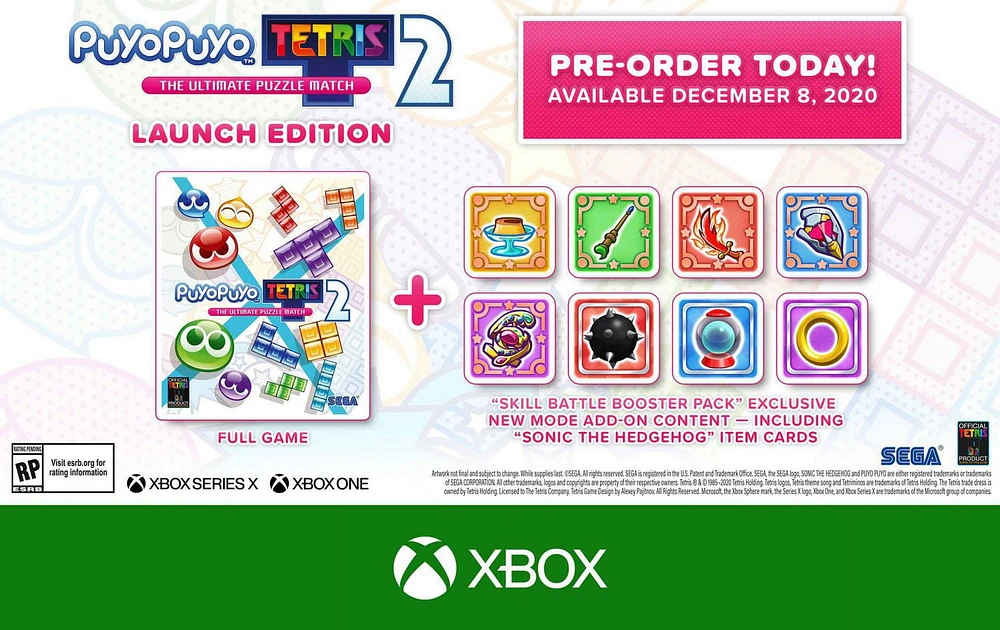 Puyo Puyo / Tetris 2 Launch Edition (Xbox Series X), Xbox Series X