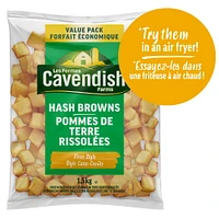 Pommes de terre rissolées style casse-croûte format économique des Fermes Cavendish | Fait au Canada | Fière entreprise canadienne Pommes de Terre Rissolées Style Casse-Croûte