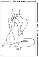 Femme - Dessin au trait continu