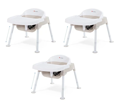 Chaise réglable à plateau pour enfant Secure Sitter PremierMC de Foundations à hauteur de siège 7", 9", 11" et 13", paquet de 3