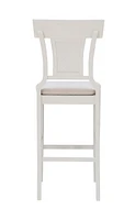Tabouret de bar Alton, blanc