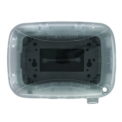 Couvercle résistant aux intempéries en plastique extra-résistant Intermatic, simple groupe, Vrt/Hrz, 2,75" transparent - paquet de 2
