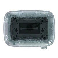 Couvercle résistant aux intempéries en plastique extra-résistant Intermatic, simple groupe, Vrt/Hrz, 2,75" transparent - paquet de 2