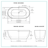 A&E Bain et Douche PHILIP-59 BAIN AUTOPORTANTE