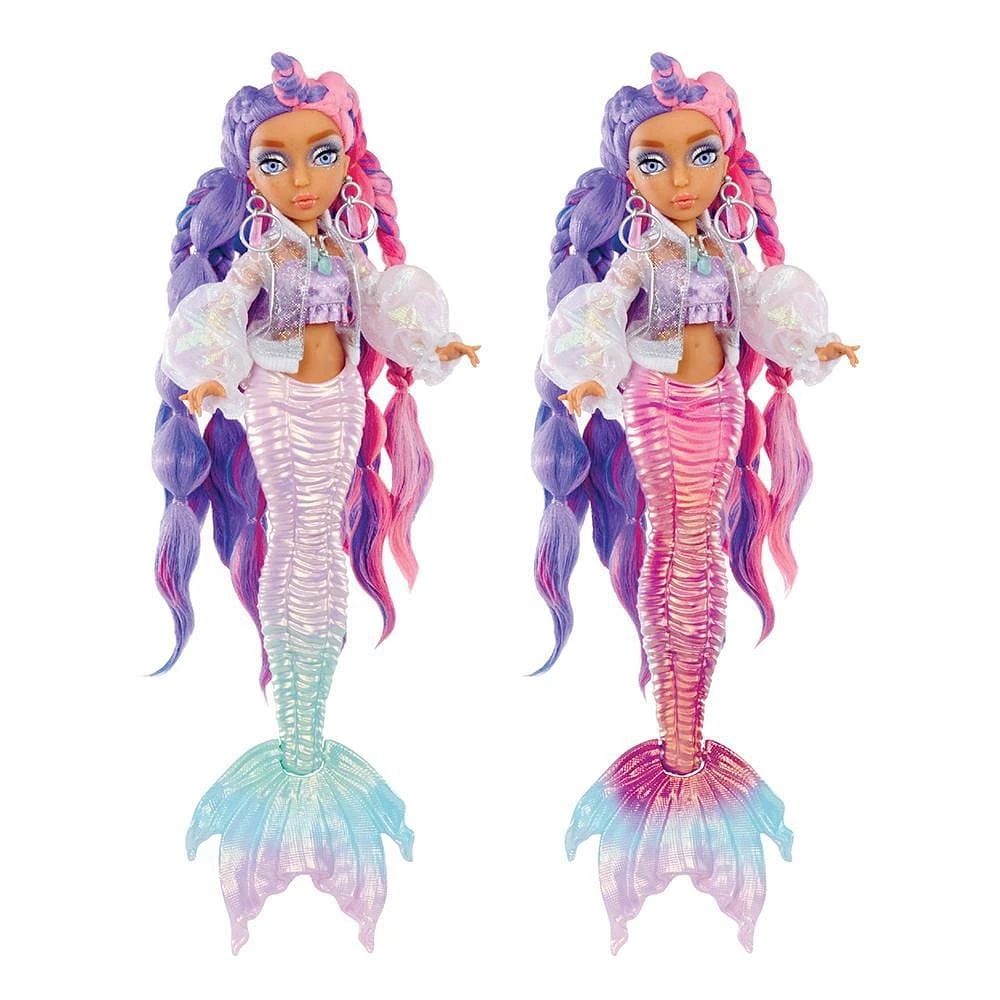 Poupée-mannequin sirène à couleur changeante Mermaze Mermaidz, Kishiko, avec accessoires