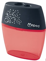 Maped Aiguisoir Vertical 2 trous - Rouge Aiguisoir 2 trous reservoir - Rouge Crayons standards ou larges