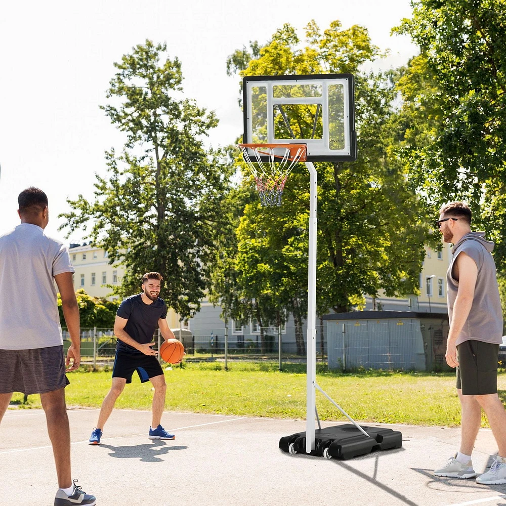 Soozier Support mobile de basket-ball Cerceau de basket-ball avec hauteur réglable