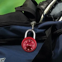Mini serrures à combinaison métallique Master Lock #1533TRI 40mm;  Bleu, Rouge ou Mauve