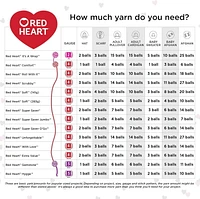Red Heart® Super Saver® Yarn, Solid, Acrylic #4 Medium, 7oz/198g, 364 Yards, Durable yarn