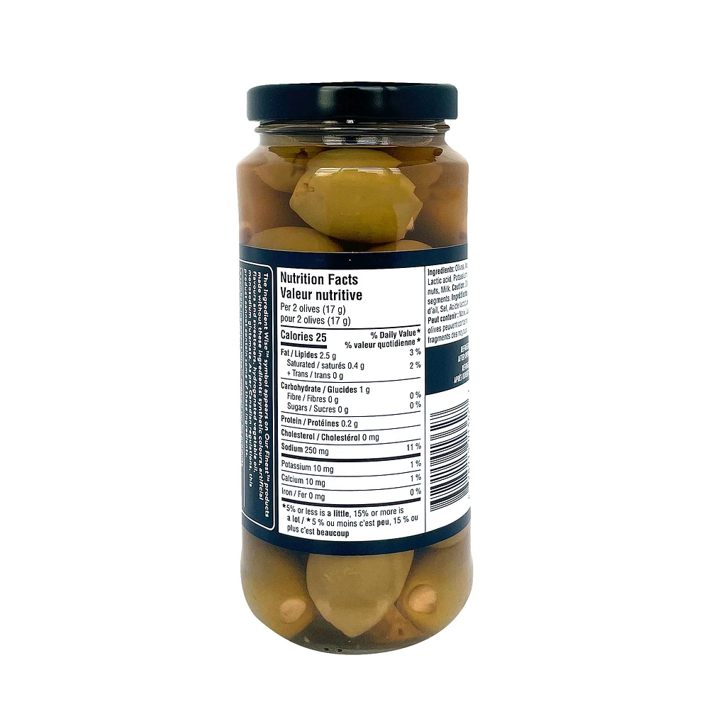 Our Finest Garlic Stuffed Olives, 375 mL