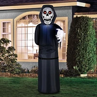 Occasions Airflowz Animated 6ft Gonflable Lurking Reaper w / Red Eyes Lights
