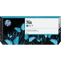 HP 746 - 300 ml - cyan - original - DesignJet - ink cartridge - for DesignJet Z6, Z6dr, Z9+, Z9+dr